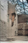 Crypta Balbi, pilastro con semicolonna in laterizio appartenente al portico settentrionale. ©Archivio Museo Nazionale Romano