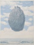 René Magritte, Le château des Pyrénées, 1962. Collezione privata © 2018 Prolitteris, Zurich