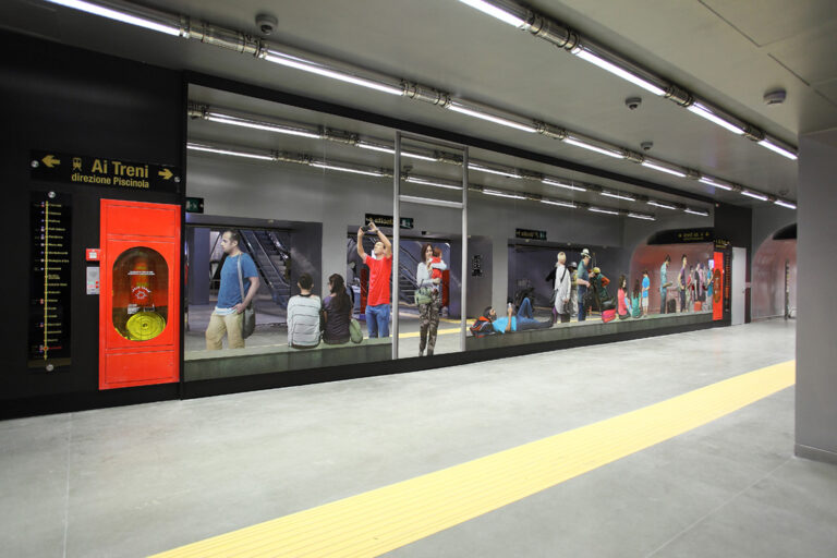 Stazione Garibaldi, Pistoletto. foto ANM SpA