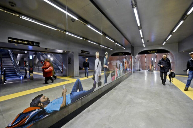 Stazione Garibaldi, Pistoletto. foto ANM SpA