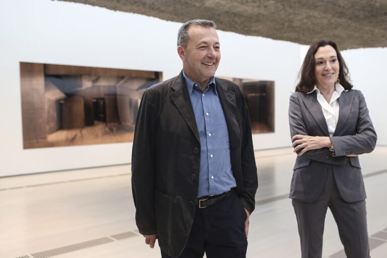 Vicente Todolí e Cristina Iglesias, photo Belén de Benito