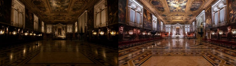 Scuola Grande di San Rocco_Sala Capitolare comparison