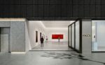 Architectural rendering of the ground floor gallery of 540 West 25th Street, New York.Courtesy of Bonetti / Kozerski Architecture.