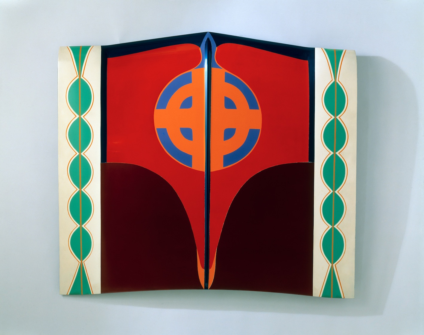 Judy Chicago, Car Hood, 1964; Sprayed automotive lacquer on car hood, 42 7/8 x 49 1/8 x 4 1/8 in.; Moderna Museet, Stockholm; Acquired 2007 with means from The Second Museum of our Wishes;© Judy Chicago/Artists Rights Society (ARS), New York .Photo Donald Woodman/ARS NY