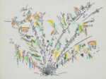 Gordon Matta-Clark Carmen's Fan 1, 1971 Inchiostro e pastelli su carta. Verso: Disegno di Kai Peronard. Courtesy Harold Berg