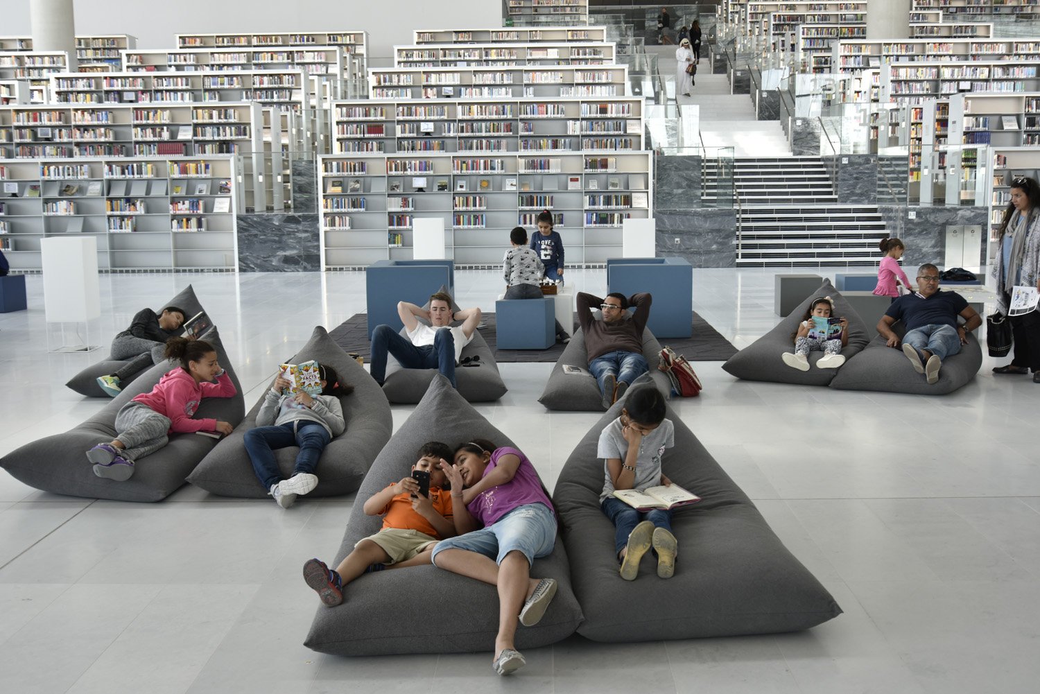 Qatar National Library. Photo by Hans Werlemann © OMA