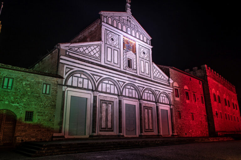 Firenze Light Festival 2018, Basilica di San Miniato al Monte – Foto Courtesy MUS.E Firenze