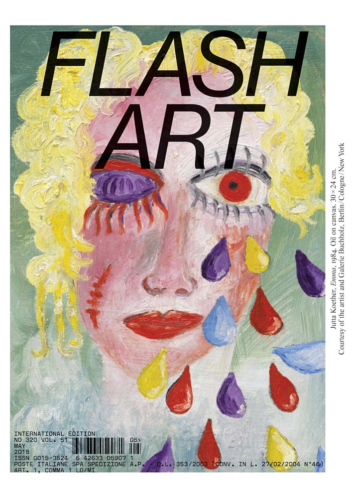Flash Art International issue 320, maggio 2018