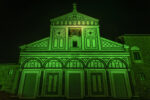 Firenze Light Festival 2018, Basilica di San Miniato al Monte – Foto Courtesy MUS.E Firenze