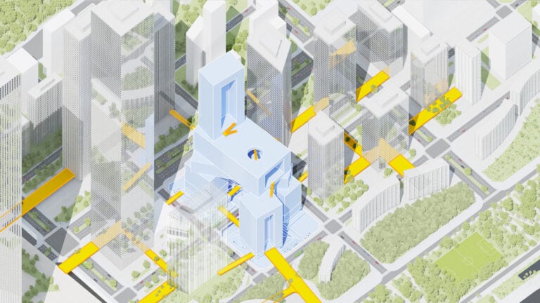 Step diagrams, Vanke 3D City, Shenzhen, China, 2018 © ATCHAIN Copyright: MVRDV 2018 – (Winy Maas, Jacob van Rijs, Nathalie de Vries)