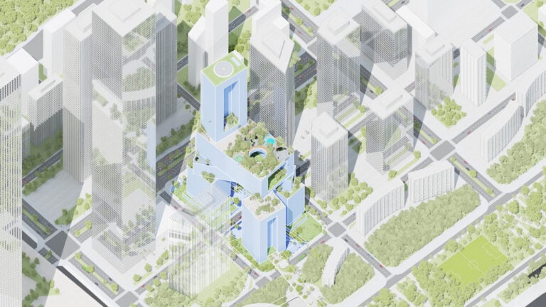 Step diagrams, Vanke 3D City, Shenzhen, China, 2018 © ATCHAIN Copyright: MVRDV 2018 – (Winy Maas, Jacob van Rijs, Nathalie de Vries)