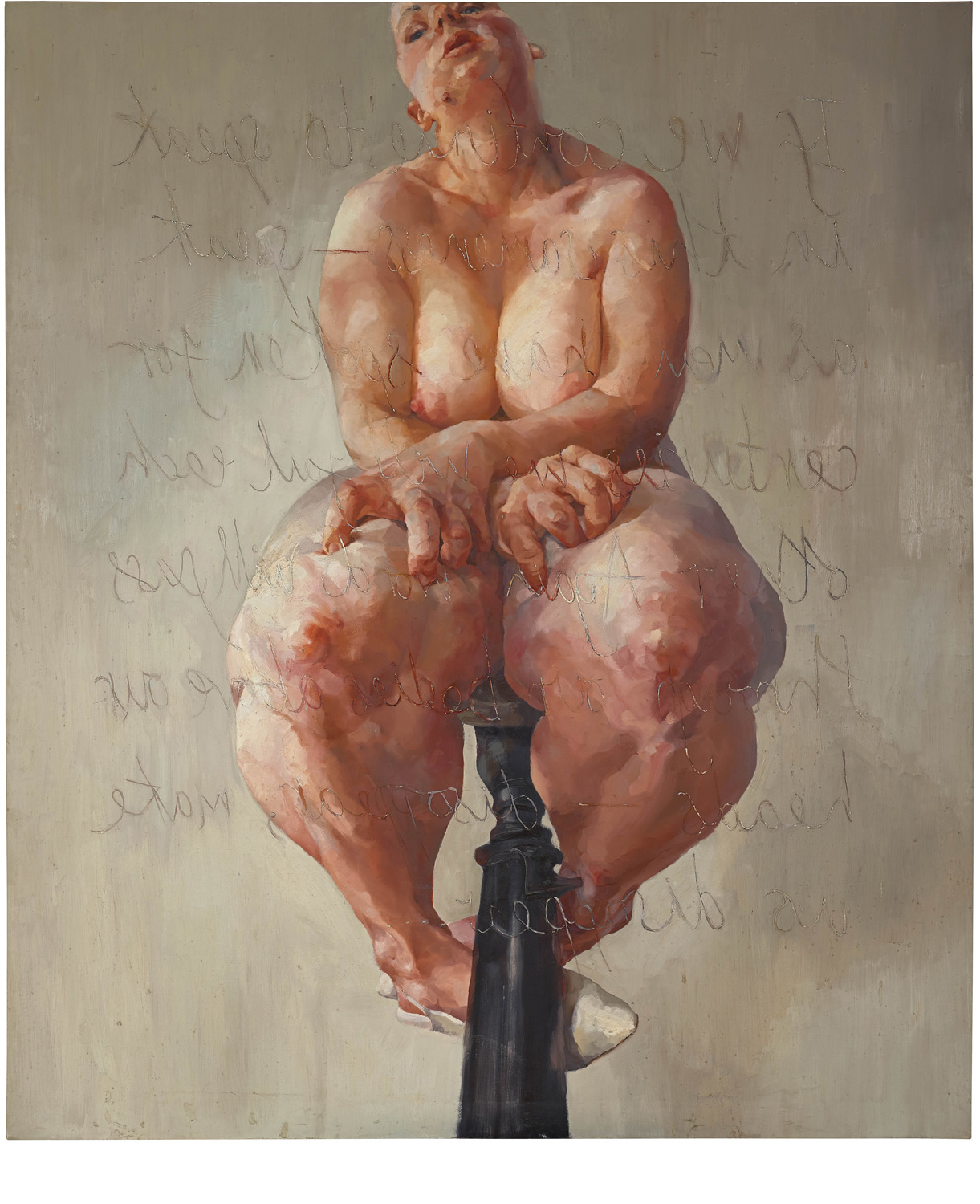 Jenny Saville, Propped, 1992. Courtesy Sotheby’s