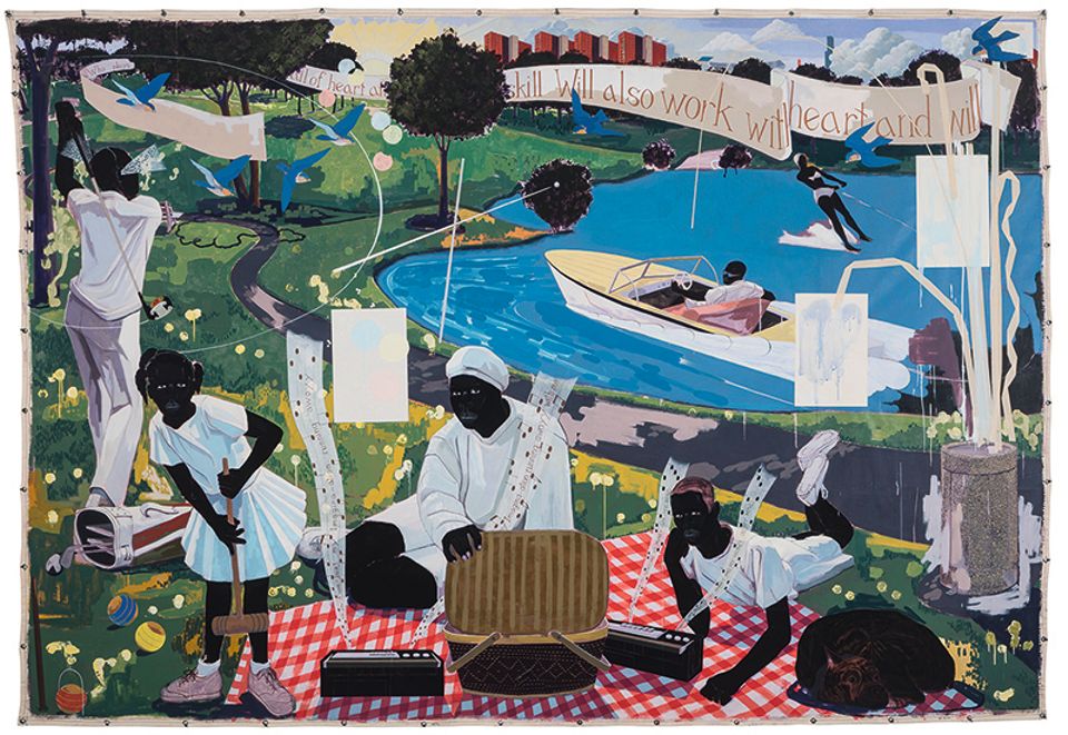 Kerry James Marshall, Past Times, 1997. Courtesy Sotheby’s