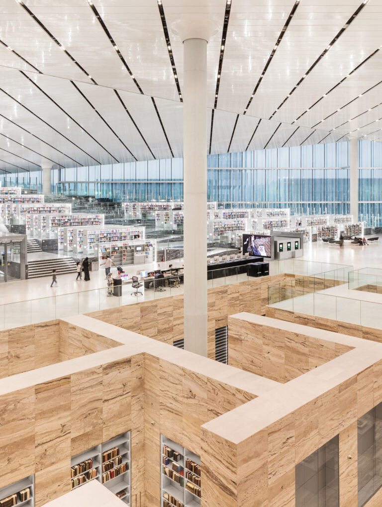 Qatar National Library. Photo by Delfino Sisto Legnani and Marco Cappelletti © OMA