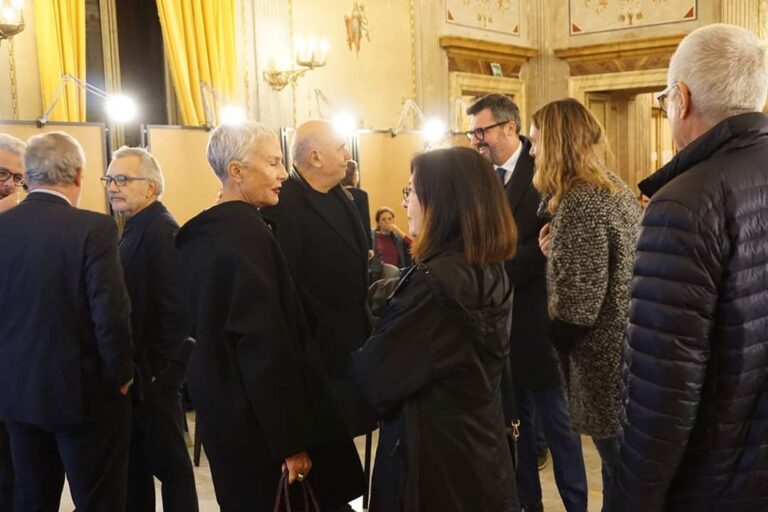 La consegna del Premio alla Carriera a M. Fuksas. Roma, novembre 2018 Foto Fabio Grassi/Palazzo Taverna – Courtesy IN/ARCHLazio
