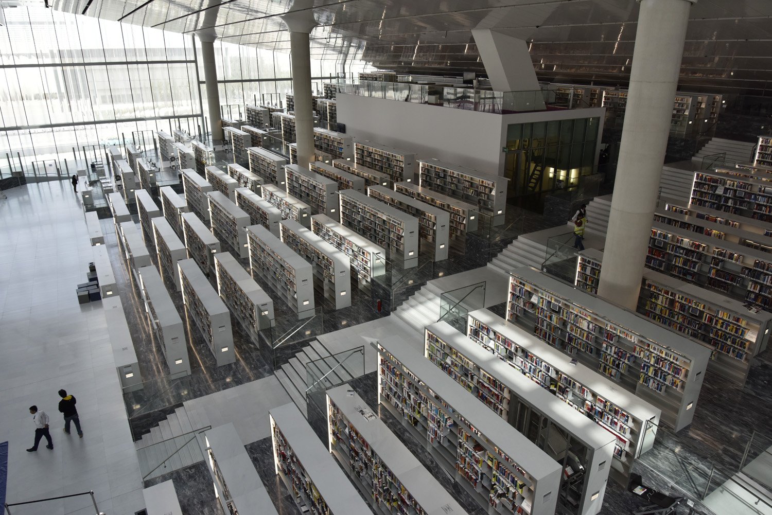 Qatar National Library. Photo by Hans Werlemann © OMA