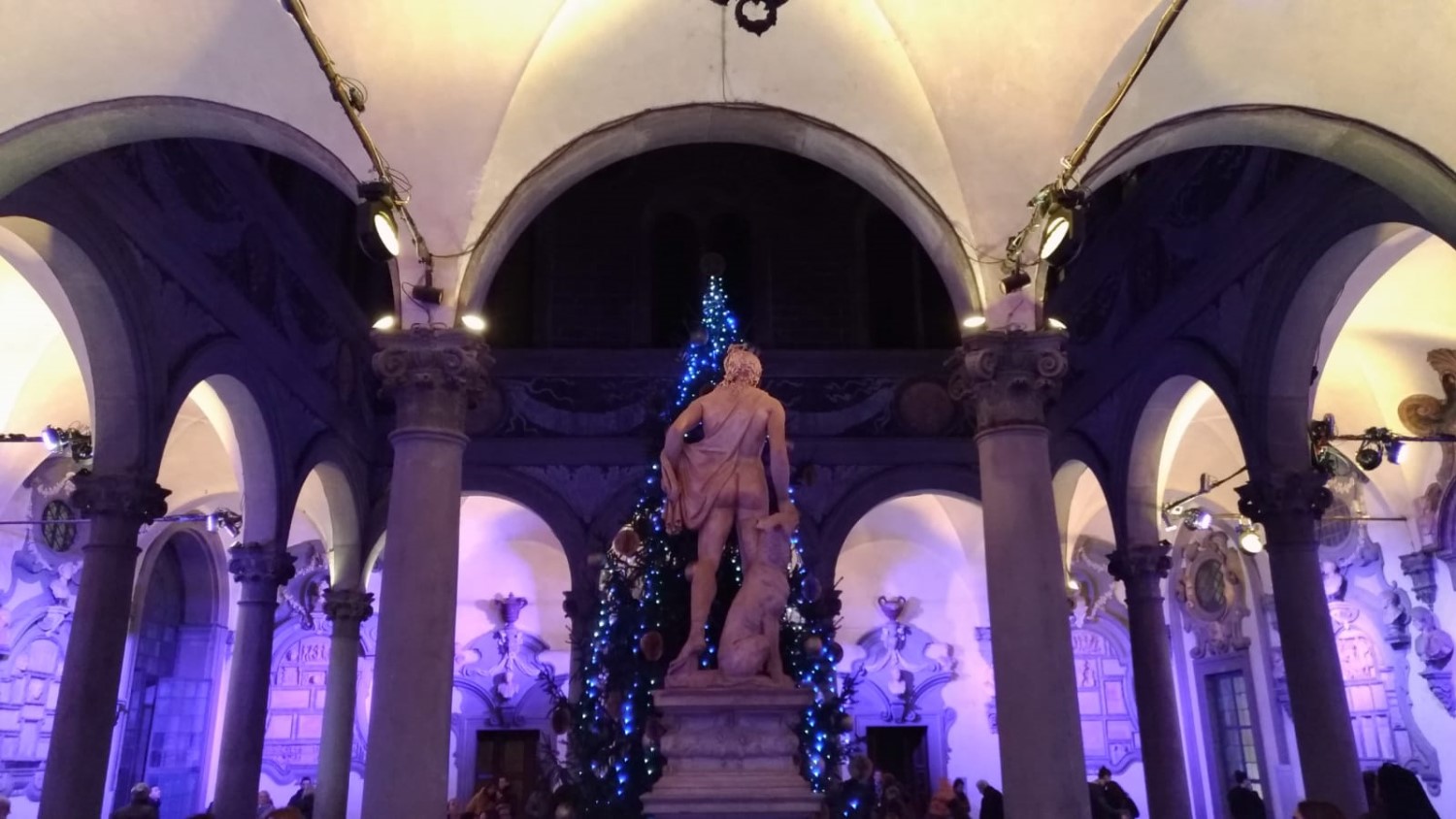 Firenze Light Festival 2018, Palazzo Medici Riccardi Cortile di Michelozzo – Foto Courtesy MUS.E Firenze