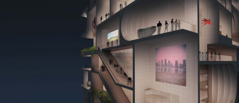 SW render, BeMA: Beirut Museum of Art, designed by WORKac