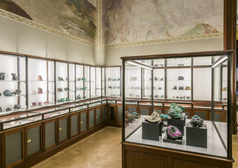 A view of the Mineral Cabinet © RMCA, Tervuren, photo Jo Van de Vijver