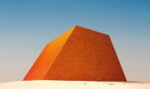 Christo, The Mastaba of Abu Dhabi (Project for United Arab Emirates), Scale model 1979, 82.5 x 244 x 244 cm, enamel paint, wood, paint, sand and cardboard. Photo: Wolfgang Volz © 1979 Christo