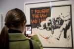 A Visual Protest. The Art of Banksy. Inaugurazione al MUDEC, Milano 2018. Photo Paolo Poce