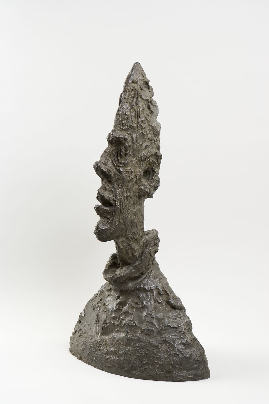 Alberto Giacometti, Grande tête mince, 1954. Fondation Giacometti, Paris © Succession Alberto Giacometti VEGAP, Bilbao 2018