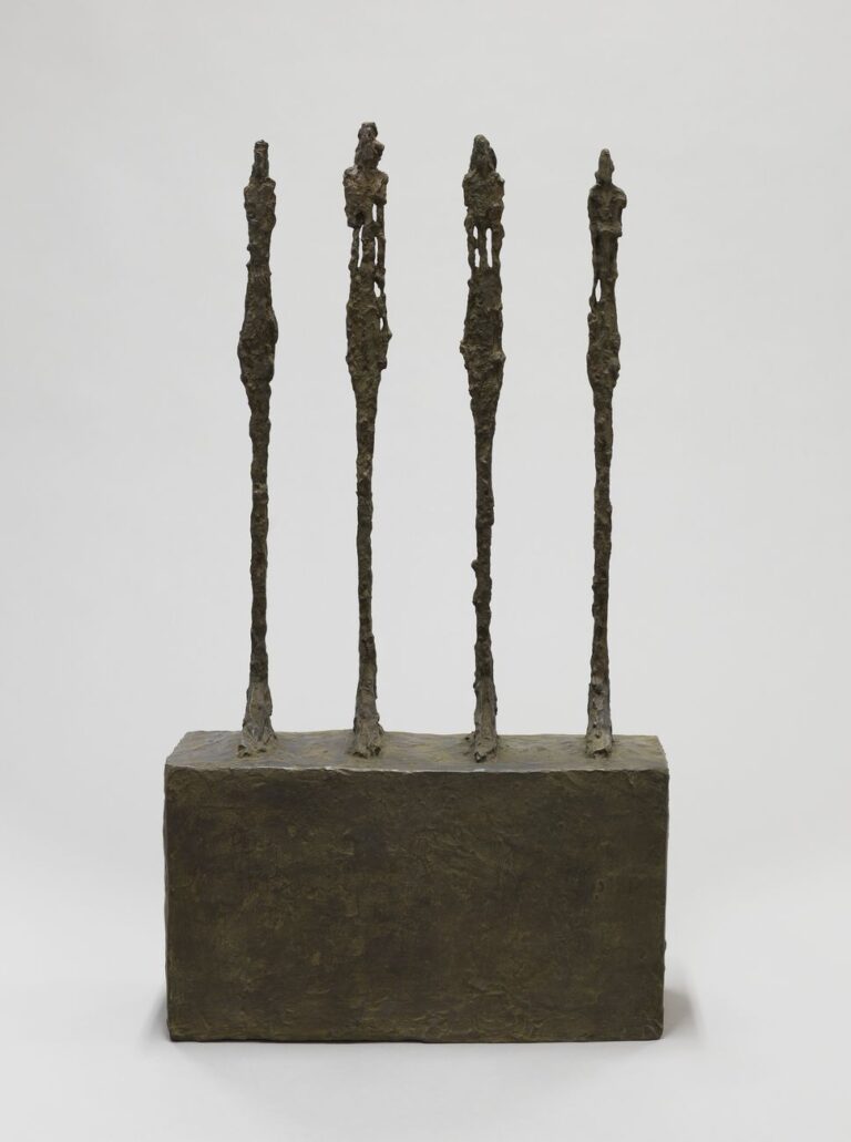 Alberto Giacometti, Quatre femmes sur socle, 1950. Fondation Giacometti, Paris © Succession Alberto Giacometti VEGAP, Bilbao 2018