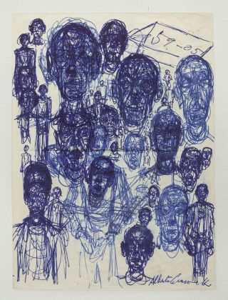 Alberto Giacometti, Têtes d'hommes, 1959 ca. Fondation Giacometti, Paris © Succession Alberto Giacometti VEGAP, Bilbao 2018