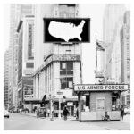 Alfredo Jaar. A Logo for America (1987). Pigment print mounted on dibond. 36” x 36” each : 91.4 x 91.4 cm. Courtesy Galerie Lelong & Co., and the artist