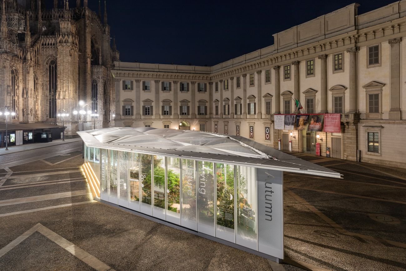 CRA – Carlo Ratti Associati, Padiglione Living Nature, Salone del Mobile, Piazza del Duomo, Milano, aprile 2018. Photo Delfino Sisto Legnani e Marco Cappelletti