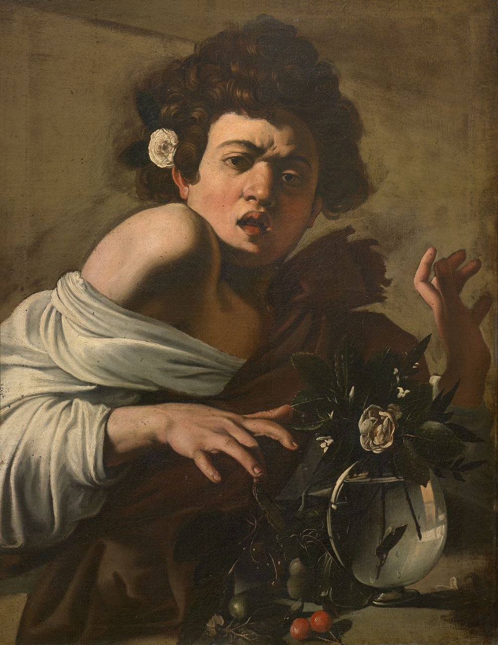 Caravaggio, Fanciullo morso da un ramarro, 1596-1597 ca. Fondazione di Studi di Storia dell’Arte Roberto Longhi, Firenze