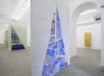 Fredrik Værslev. Tan Lines. Installation view at Fondazione Giuliani, Roma 2018. Courtesy l'artista & Andrew Kreps Gallery, New York & Gió Marconi, Milano & Standard, Oslo. Photo Roberto Apa