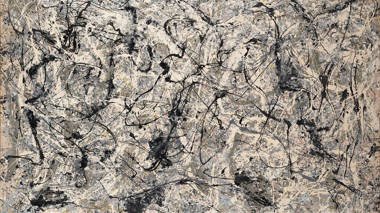 Jackson Pollock alla mostra Epic Abstraction al Metropolitan di New York, 2018. Courtesy The Metropolitan Museum of Art © 2018 Artists Rights Society (ARS), New York
