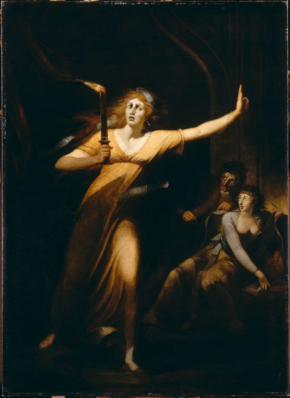 Johann Heinrich Füssli, Lady Macbeth, schlafwandelnd, 1783 ca. Louvre, Paris. Photo © RMN-Grand Palais - Hervé Lewandowski. Courtesy Kunstmuseum, Basilea
