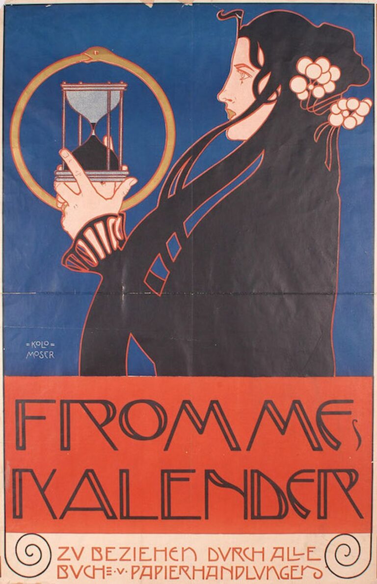 Koloman Moser, Frommes Kalender, 1899 © MAK