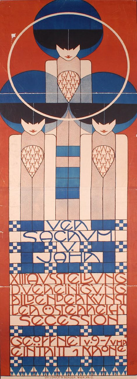 Koloman Moser, Poster per la XIII Esposizione della Secessione, 1902 © MAK