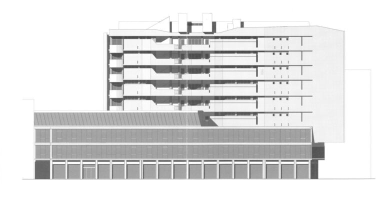 Luigi Moretti, Edificio per abitazioni in Corso Italia 13-17, Milano, 1949-56