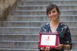 Marie Laure Cruschi con il Premio Andersen 2018