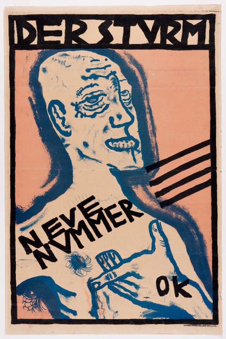 Oskar Kokoschka, Autoritratto, 1910. Museum der Moderne, Salisburgo © Fondation Oskar Kokoschka – Bildrecht, Vienna, 2018. Photo Hubert Auer. Courtesy Museum der Moderne Salzburg