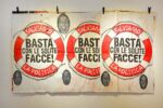 Pino Boresta. M.E.R.d.A. - Manifesti Elettorali Rettifica da Asporto. Installation view at Bianco Contemporaneo, Roma 2018