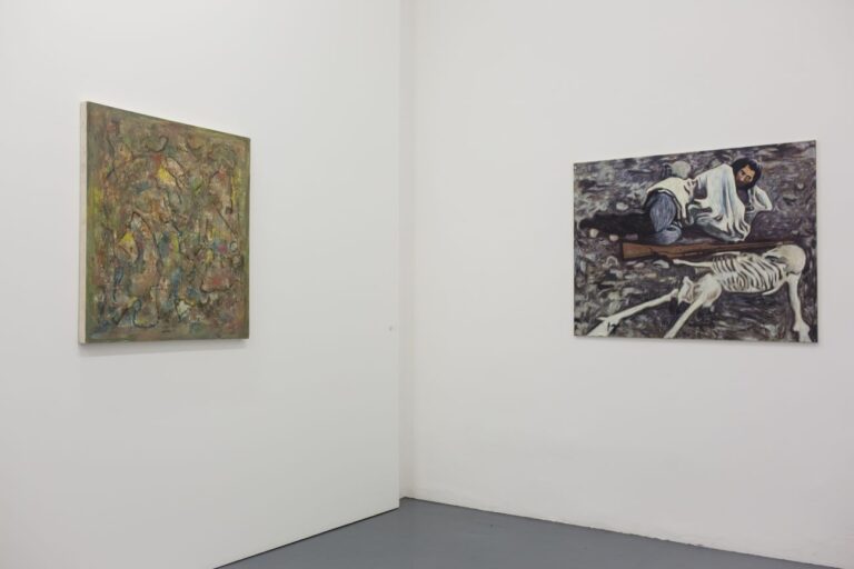 Reazione a catena. Differenti vie della pittura #2. Exhibition view at Galleria Giovanni Bonelli, Milano 2018