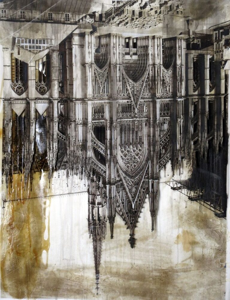 Søren Lose, Gothic Deconstruction #6 (Katyn, south portal), 2018. Courtesy Galleria Riccardo Crespi & the artist