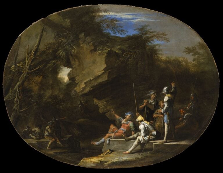 Salvator Rosa, Paesaggio con uomini in armi, 1655-60. LACMA – Los Angeles County Museum of Art, William Randolph Hearst Collection