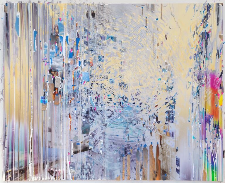 Sarah Sze, Ghost Print (Half life), 2018. Courtesy Sarah Sze & Gagosian © Sarah Sze