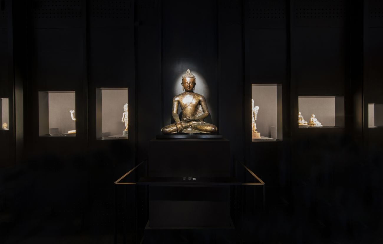 The Light of Buddha. Installation view at The Palace Museum, Beijing 2018