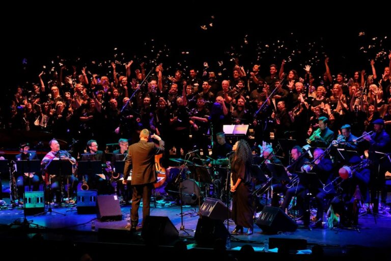 The Matthew Herbert Brexit Big Band. Photo © Mark Allan. Courtesy Romaeuropa Festival