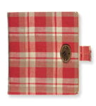 The original first red chequered diary of Anne Frank. copyright Anne Frank House