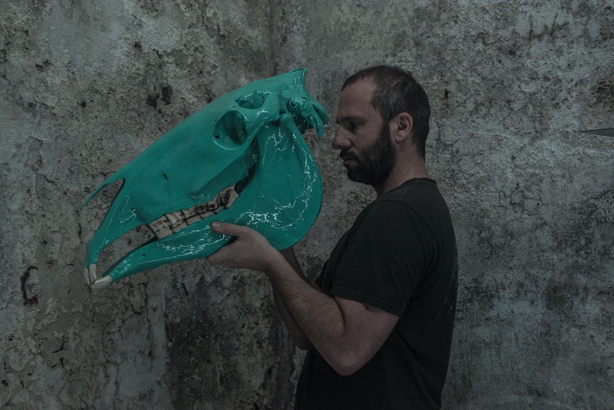 Tommaso Fagioli, ORACULAR SKULLPTURES, courtesy l'artista. Foto di Priscilla Benedetti