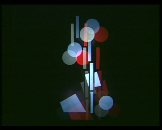 Ludwig Hirschfeld-Mack, Farbenlichtspiele, reconstruction 2000. A film by Corinne Schweizer, Peter Böhm (videostill)