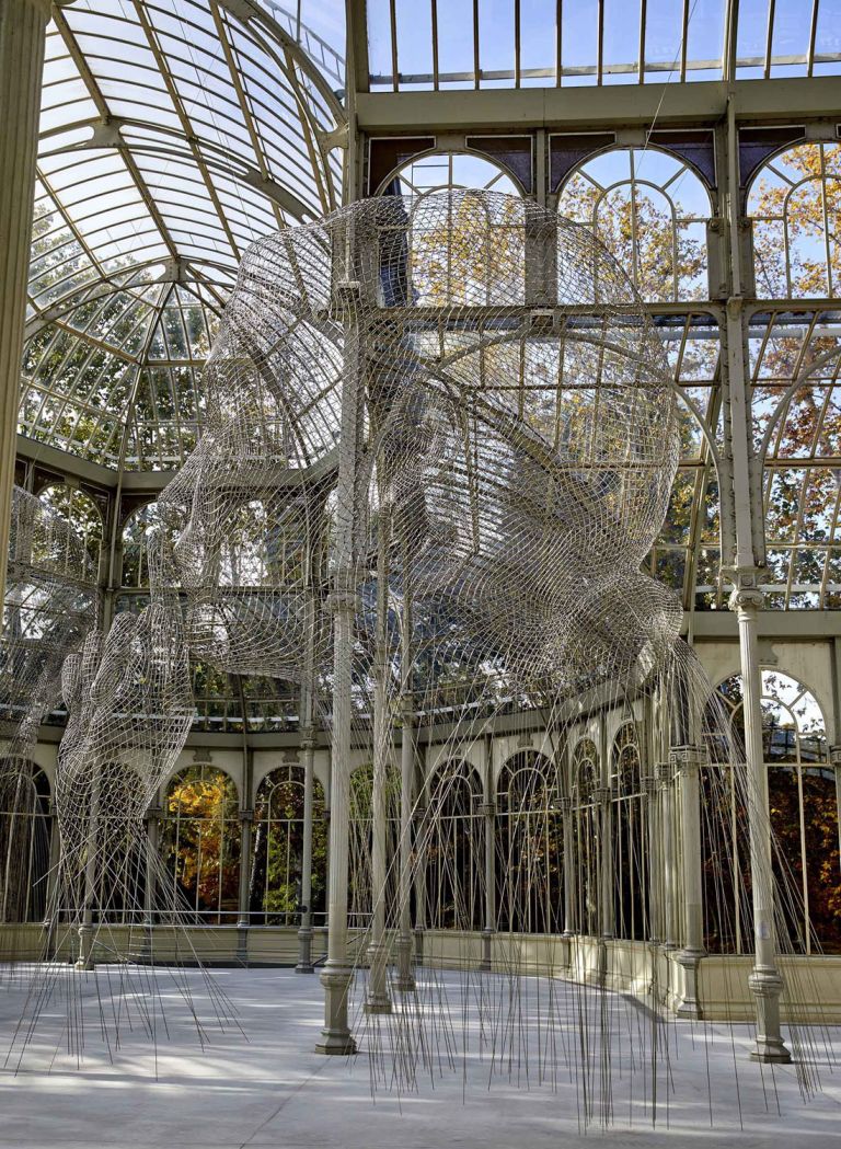 Vista de la exposición Jaume Plensa. Invisibles, en el Palacio de Cristal. Noviembre, 2018. Museo Nacional Centro de Arte Reina Sofía. Foto: Joaquín Cortés/Román Lores. Archivio fotográfico del Museo Reina Sofía